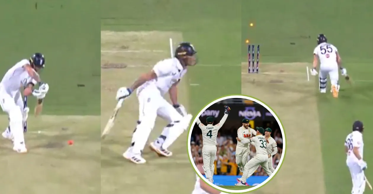 Ashes 2025-26 [WATCH]: Josh Inglis’ stunning direct hit sends Ben Stokes packing on Day 1 of the Pink-Ball Test