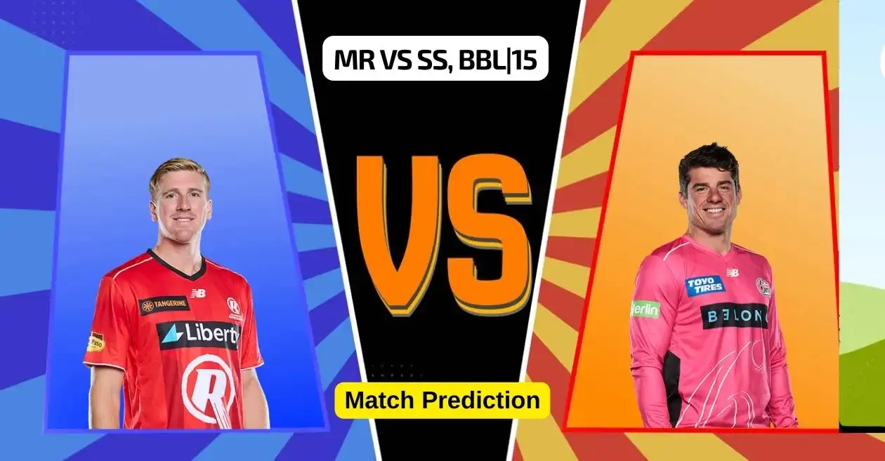 MR vs SS, BBL|15, Match Prediction: Who will win today’s game between Melbourne Renegades and Sydney Sixers?