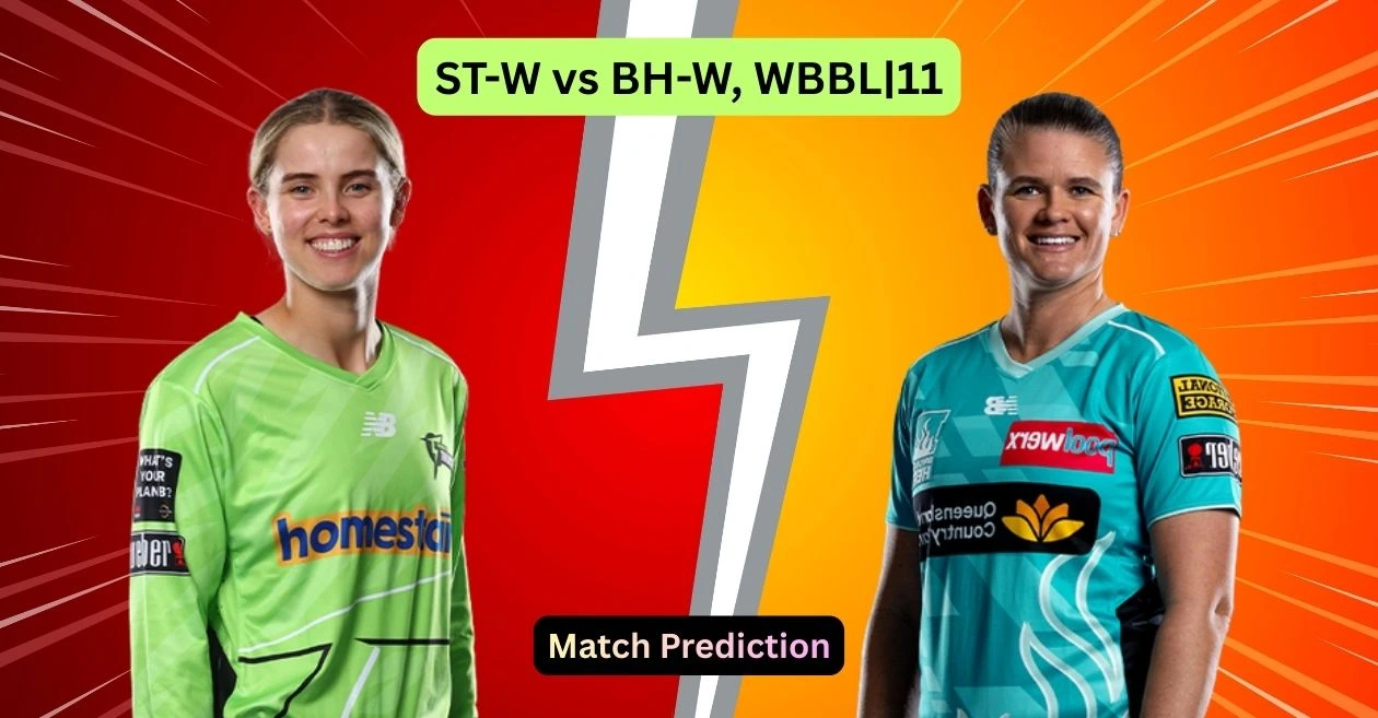 ST-W vs BH-W, WBBL|11 Match Prediction: Who will win today’s game between Sydney Thunder and Brisbane Heat?