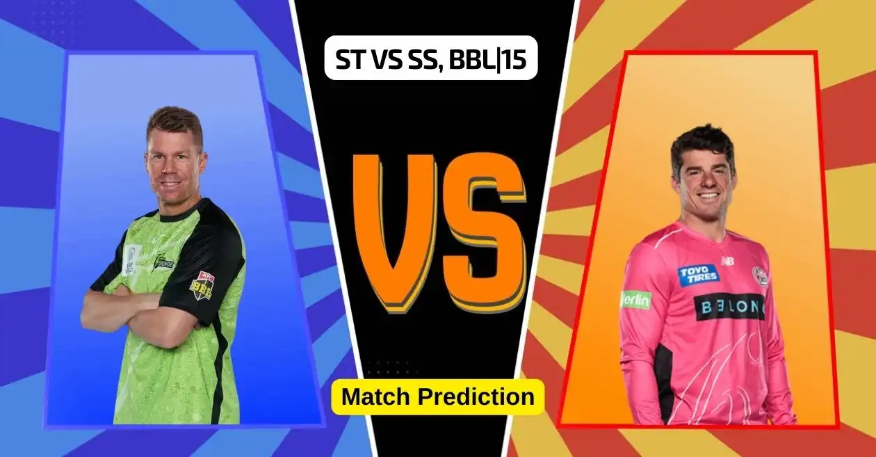 ST vs SS, BBL|15, Match Prediction: Who will win today’s game between Sydney Thunder and Sydney Sixers?