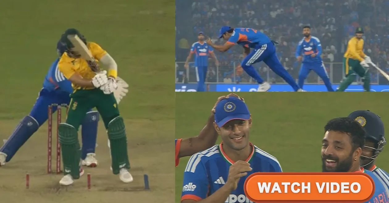 IND vs SA [WATCH]: Shivam Dube takes a sublime one handed catch to dismiss Reeza Hendricks during 5th T20I in Ahmedabad