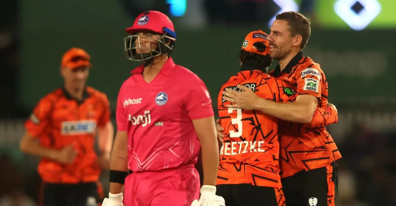 Sunrisers Eastern Cape skittle Paarl Royals for SA20’s lowest-ever total in one-sided win