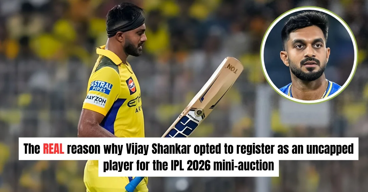 IPL 2026: Here’s why Vijay Shankar chose to register as an uncapped player for the mini-auction