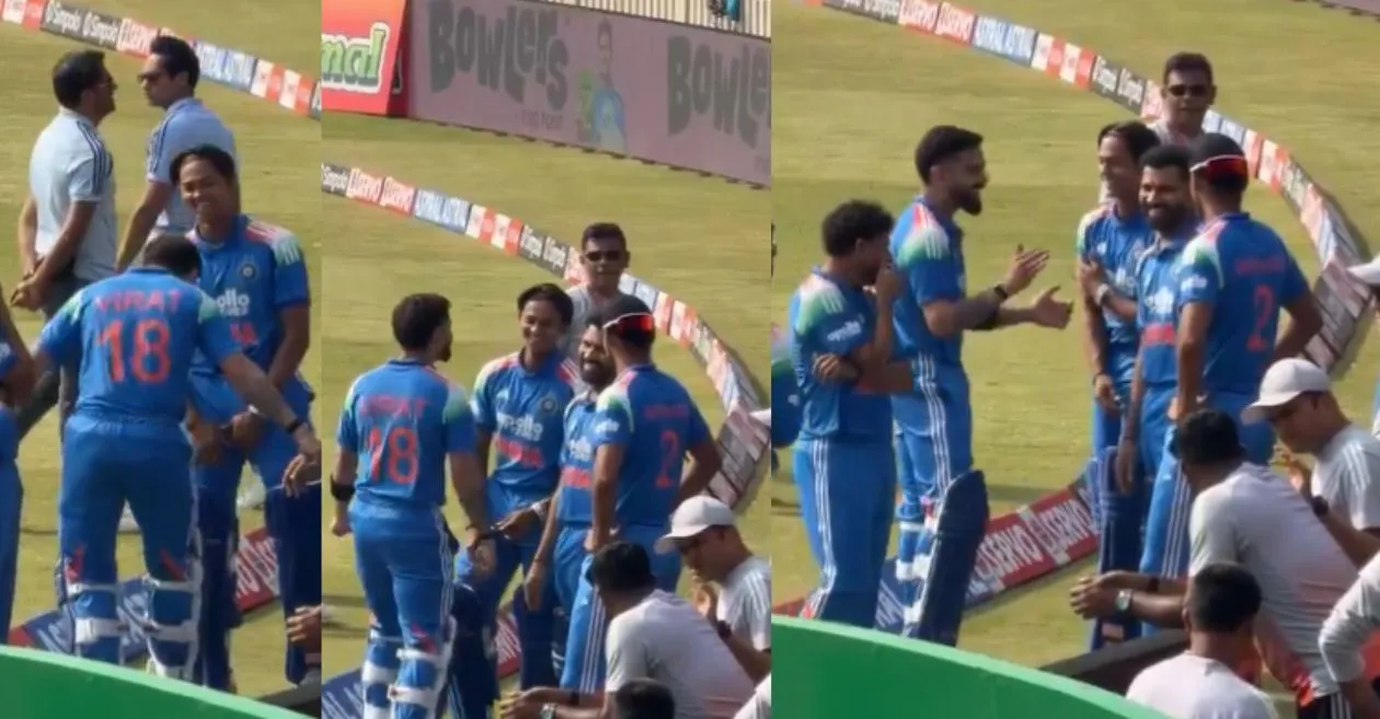 IND vs SA 2025 [WATCH]: Virat Kohli mimics Salman Khan’s famous dance to tease Yashasvi Jaiswal’s hairstyle during 1st ODI