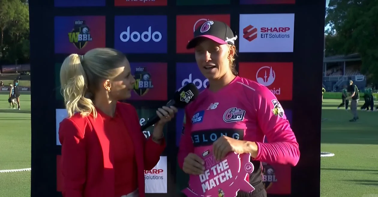 WBBL 2025: Ashleigh Gardner’s all-round display leads Sydney Sixers to an 16-run victory over Melbourne Stars