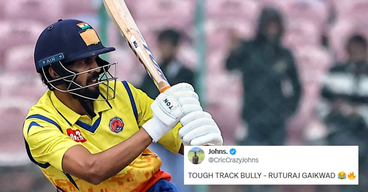 Fans go berserk as Ruturaj Gaikwad smashes a record breaking century against Goa in Vijay Hazare Trophy 2025-26