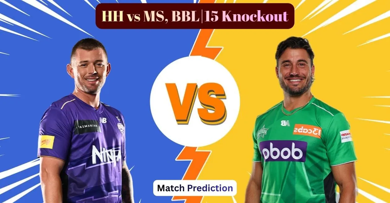 HH vs MS, BBL|15 Knockout Match Prediction: Who will win today’s game between Hobart Hurricanes and Melbourne Stars?