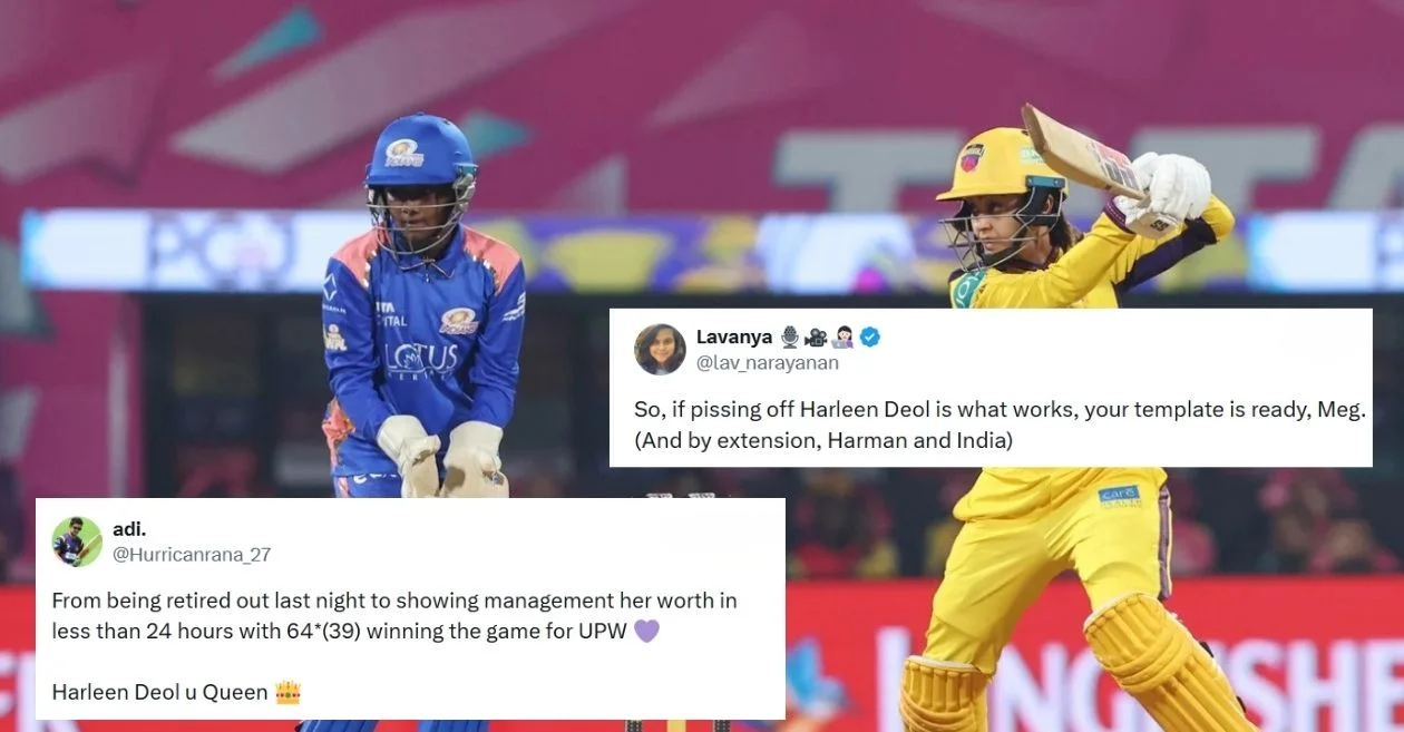 Fans celebrate after Harleen Deol scripts redemption as UP Warriorz overpower Mumbai Indians to register first win in WPL 2026