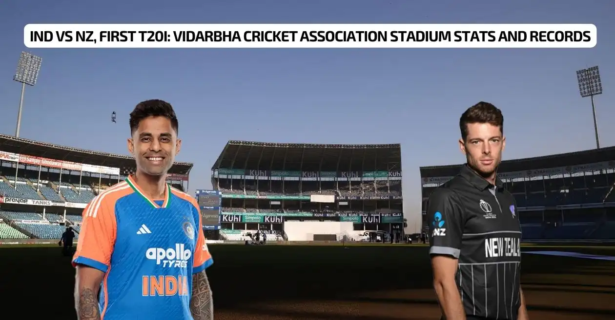 IND vs NZ: Pitch Report for 1st T20I, Vidarbha Cricket Association Stadium Stats and Records