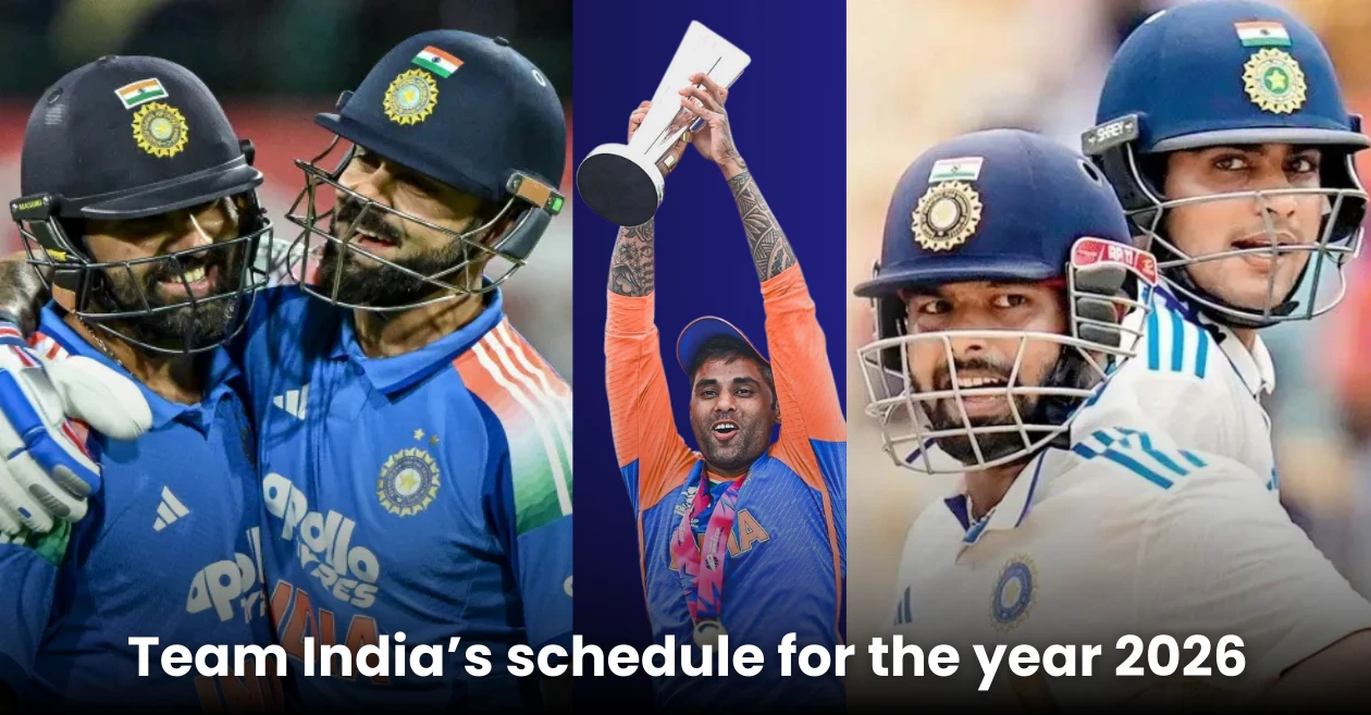 Indian Men’s Cricket Team 2026 Schedule: Dates, Series & Venues