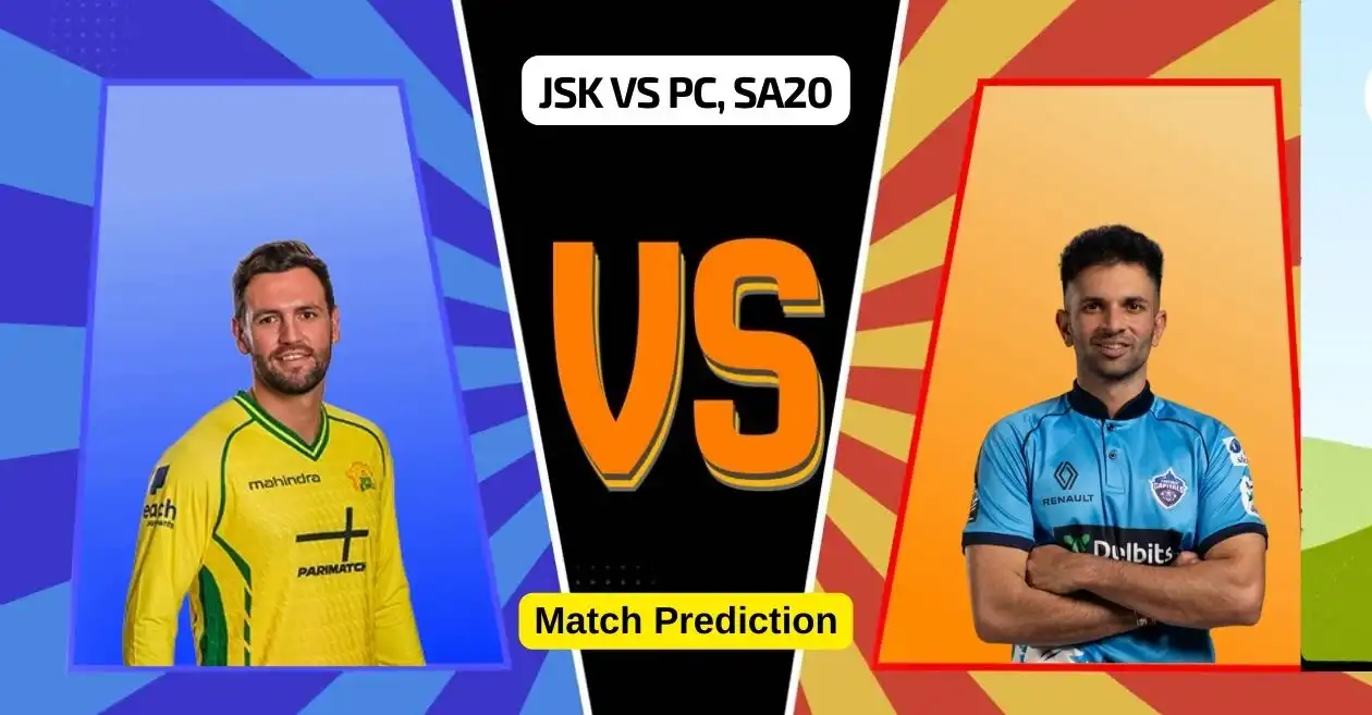 SA20 2026, JSK vs PC Match Prediction: Who will win today’s game between Joburg Super Kings and Pretoria Capitals?