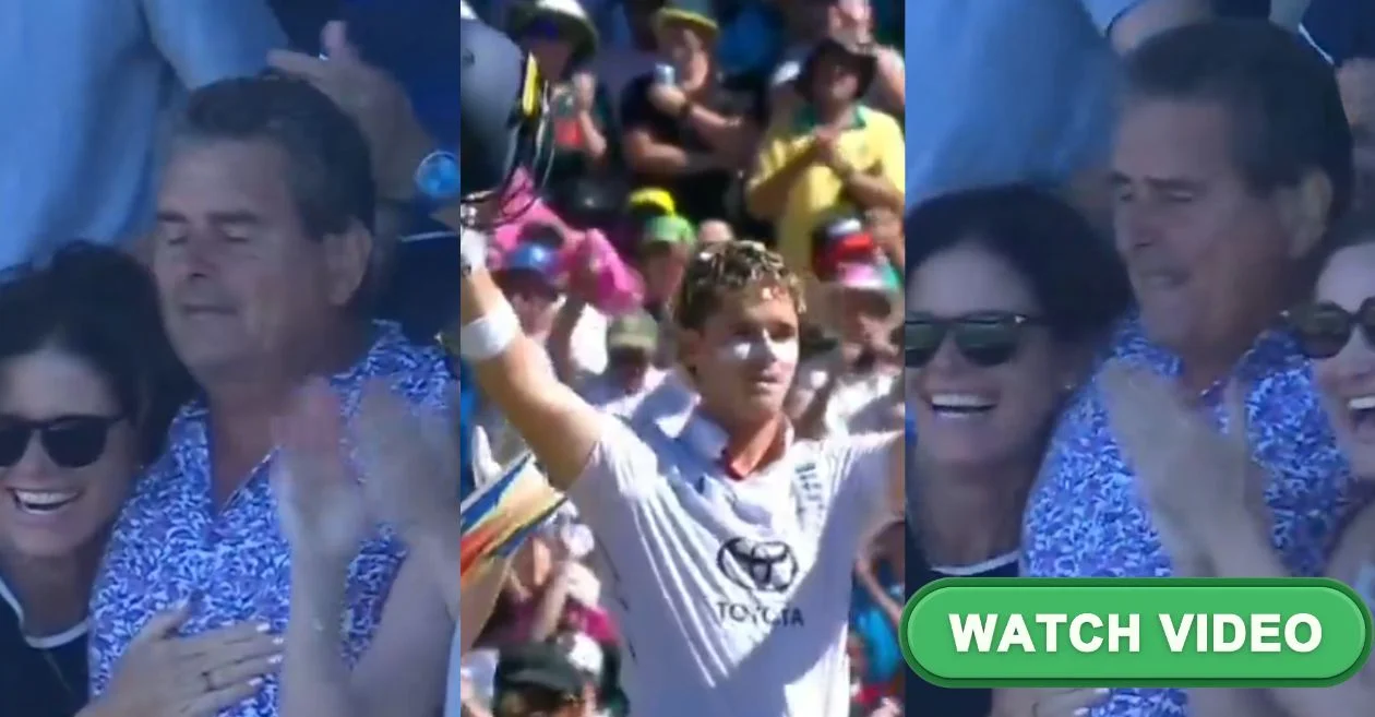 Ashes 2025-26 [WATCH]: Jacob Bethell’s family steals the spotlight as he brings up maiden Test hundred on Day 4 of SCG game