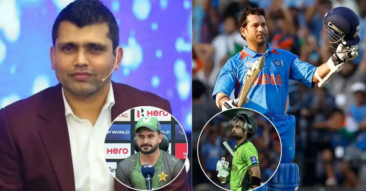 “99% ho gaya hai”: Kamran Akmal can’t stop laughing after Sahibzada Farhan picks Ahmed Shehzad over Sachin Tendulkar
