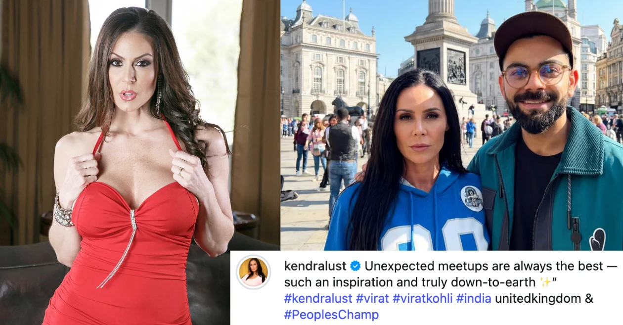Adult film star Kendra Lust shares photo with Virat Kohli; fans react to the viral buzz