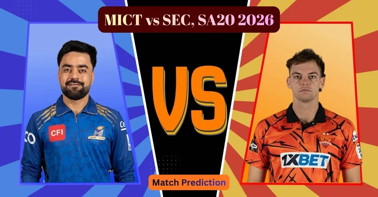 MICT vs SEC, SA20 2025-26, Match Prediction: Who will win today’s game between MI Cape Town and Sunrisers Eastern Cape?