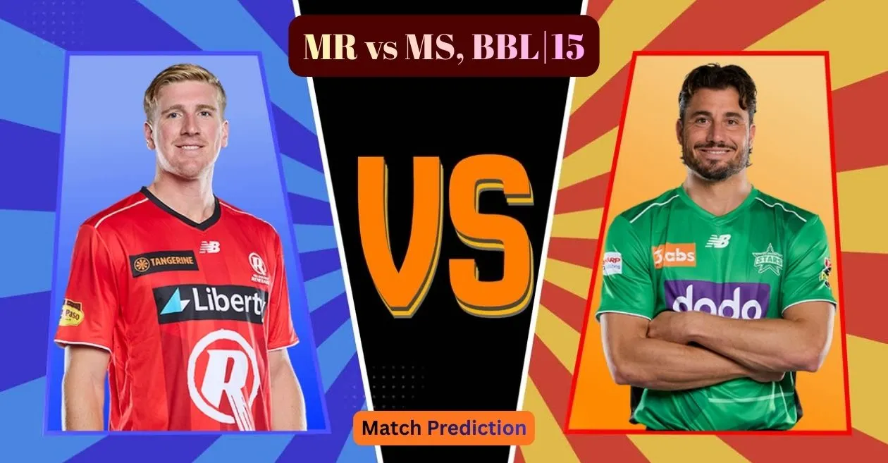 MR vs MS, BBL|15, Match Prediction: Who will win today’s game between Melbourne Renegades and Melbourne Stars?