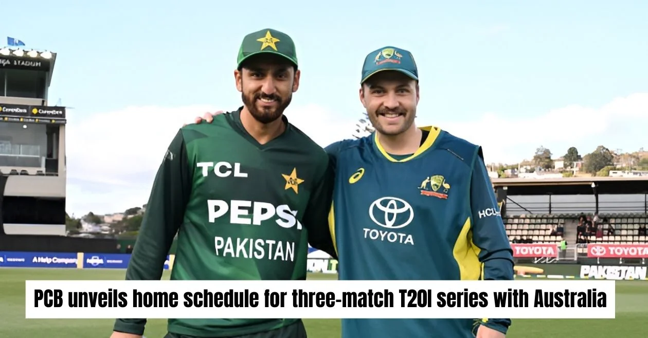 Pakistan announces home fixtures for three-match T20I series against Australia ahead of World Cup 2026