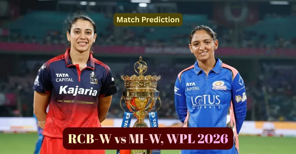 RCB-W vs MI-W, WPL 2026, Match Prediction: Who will win today’s game between Royal Challengers Bengaluru and Mumbai Indians?