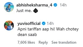 Screengrab at Abhishek Sharma