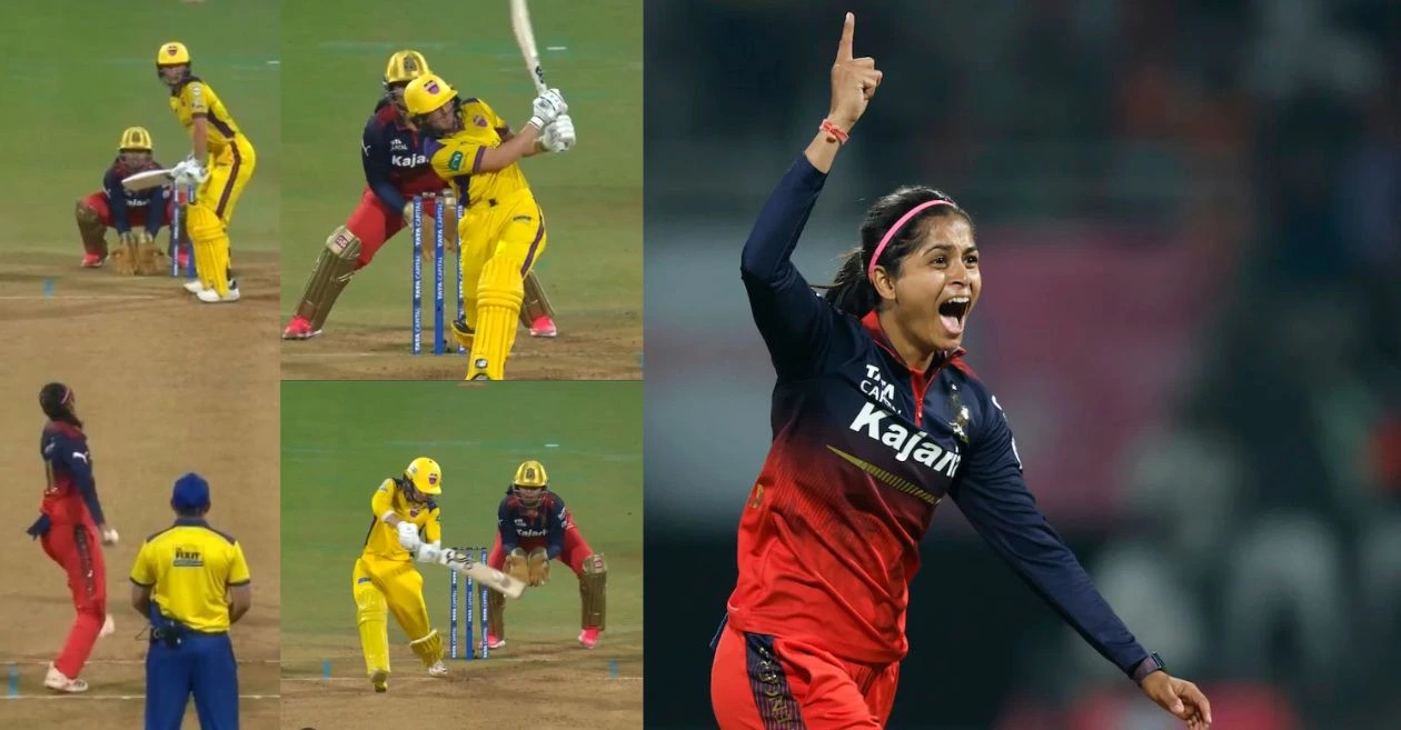 WATCH: Shreyanka Patil gives double blow to UP Warriorz, dismisses Meg Lanning and Phoebe Litchfield in a single over during WPL 2026