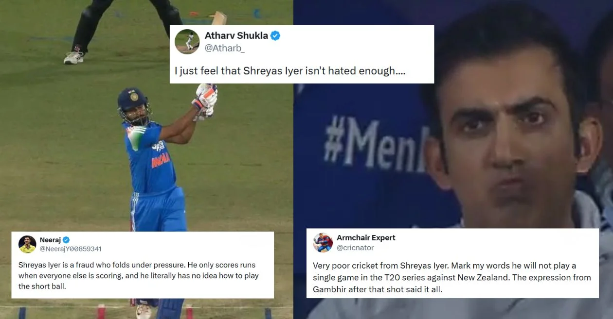 IND vs NZ: Fans fume as Shreyas Iyer’s reckless shot leads to soft dismissal in ODI series decider