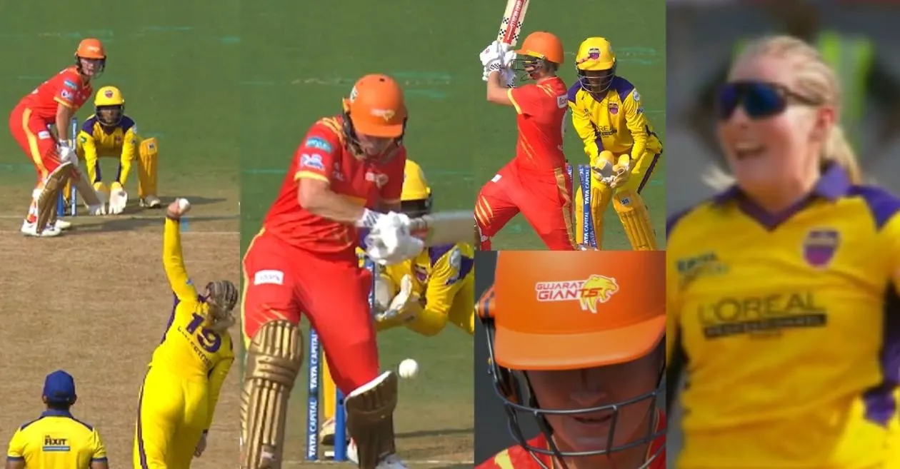 GG-W vs UP-W [WATCH]: Sophie Ecclestone strikes gold as she uproots Beth Mooney’s off-stump in WPL 2026