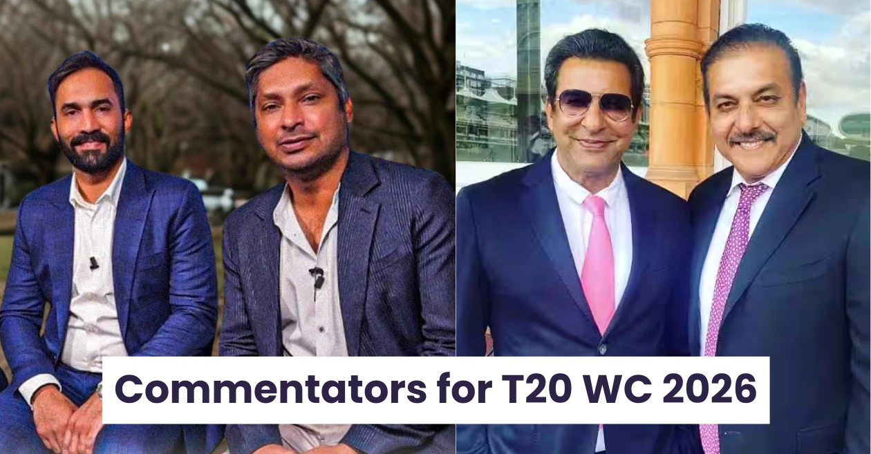 From Dinesh Karthik to Wasim Akram: Full list for commentators for the ICC Men’s T20 World Cup 2026