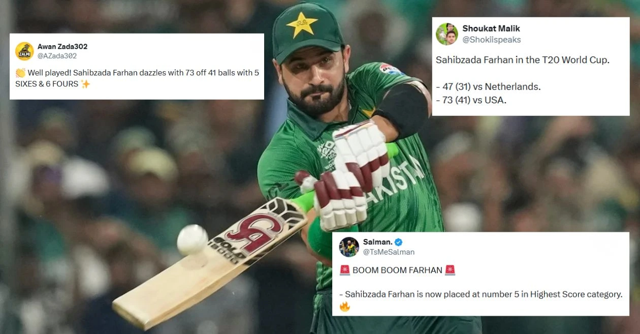 Fans go crazy as Sahibzada Farhan fires Pakistan to a comprehensive victory against USA in T20 World Cup 2026