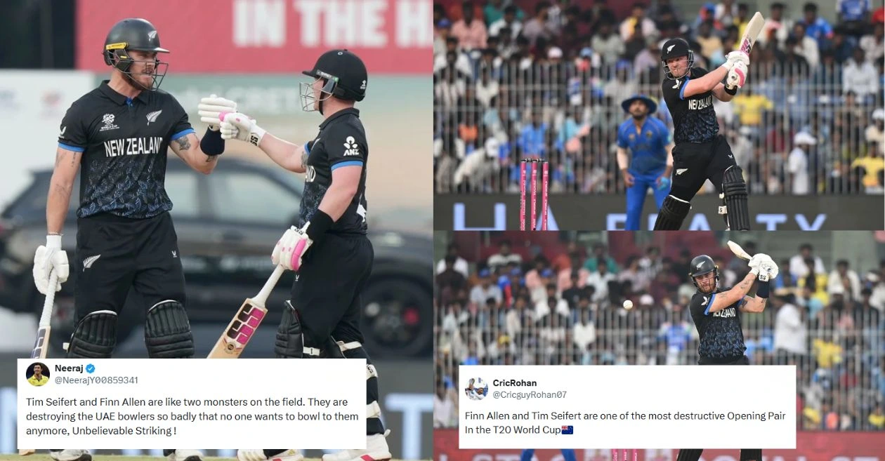 Fans react as Tim Seifert and Finn Allen bulldoze through UAE to seal dominant T20 World Cup 2026 win for New Zealand