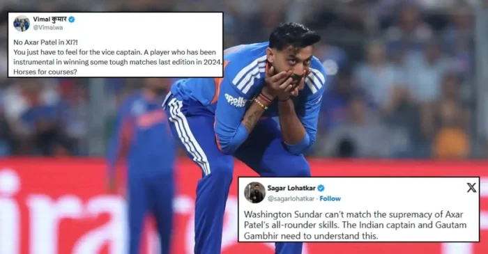 Fans slam Team India for ignoring Axar Patel in the Super 8 clash against South Africa at T20 World Cup 2026