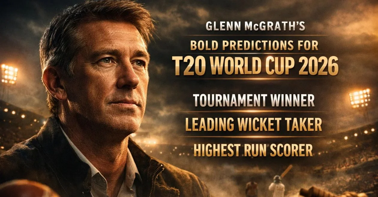 From winner to leading wicket taker: Glenn McGrath’s bold set of predictions for the T20 World Cup 2026