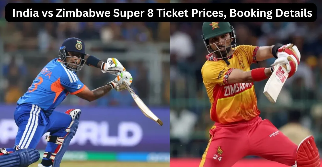T20 World Cup 2026: India vs Zimbabwe Super 8 Ticket Prices, Booking Details