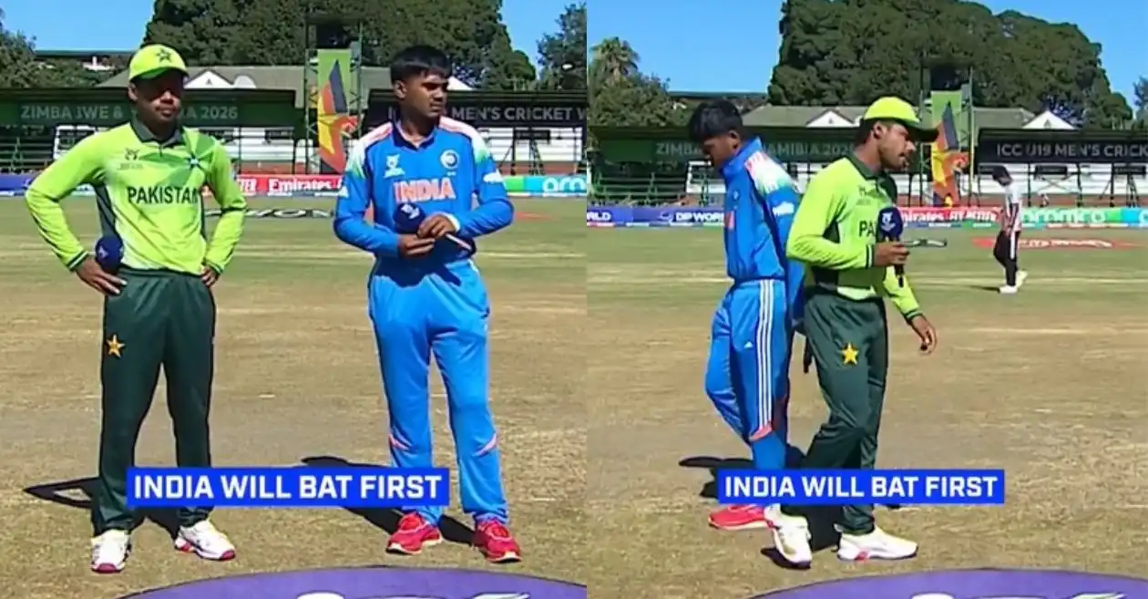 WATCH: Indian captain Ayush Mhatre avoids handshake with Pakistan skipper at toss in U19 World Cup 2026