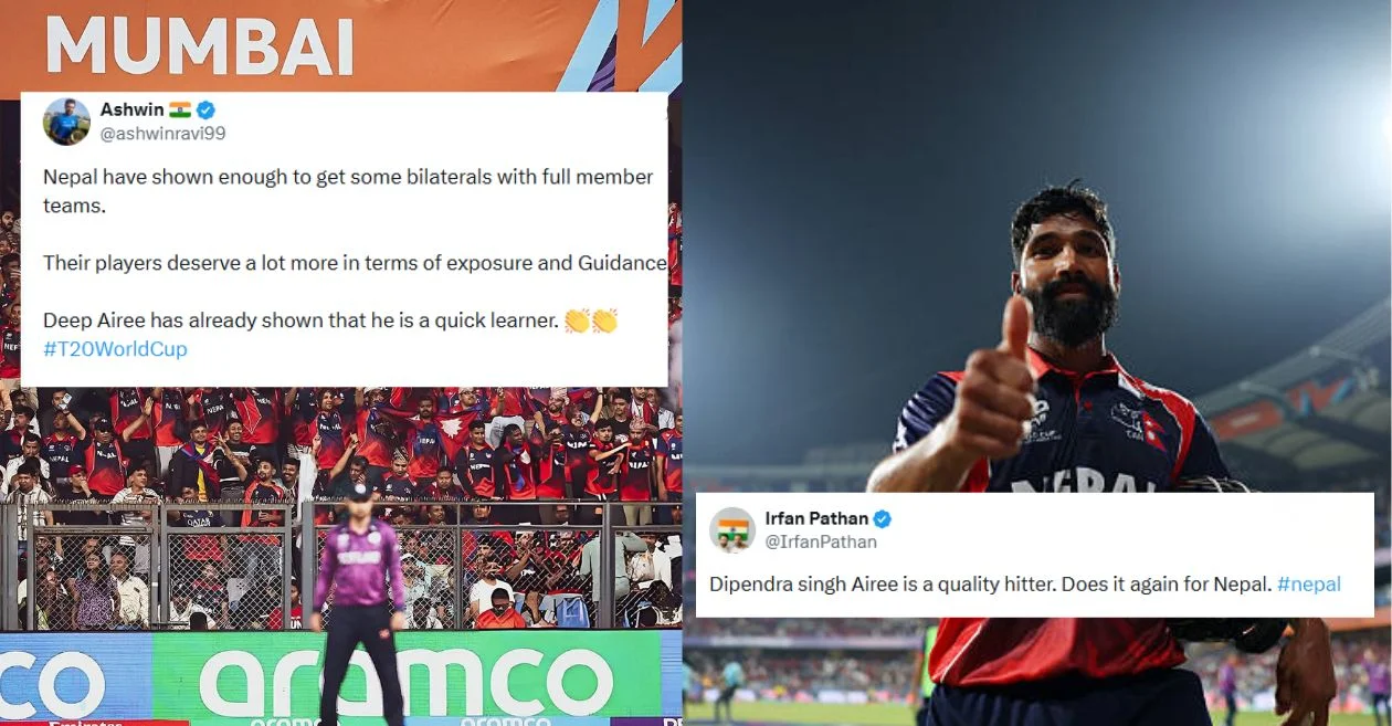 Fans react as Nepal sign off T20 World Cup 2026 on a high after Dipendra Singh Airee’s historic knock destroys Scotland