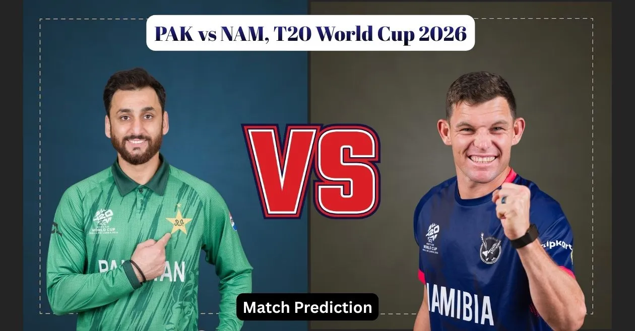 PAK vs NAM, T20 World Cup 2026, Match Prediction: Who will win today’s game between Pakistan and Namibia?