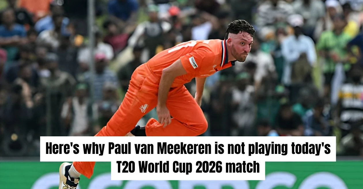 T20 World Cup 2026: Here’s why Paul van Meekeren is not playing today’s NED vs NAM match