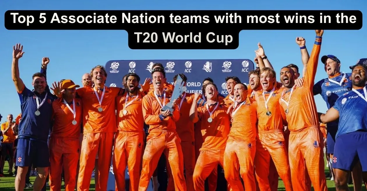 Top 5 Associate Nations with most wins in T20 World Cup ft. Netherlands