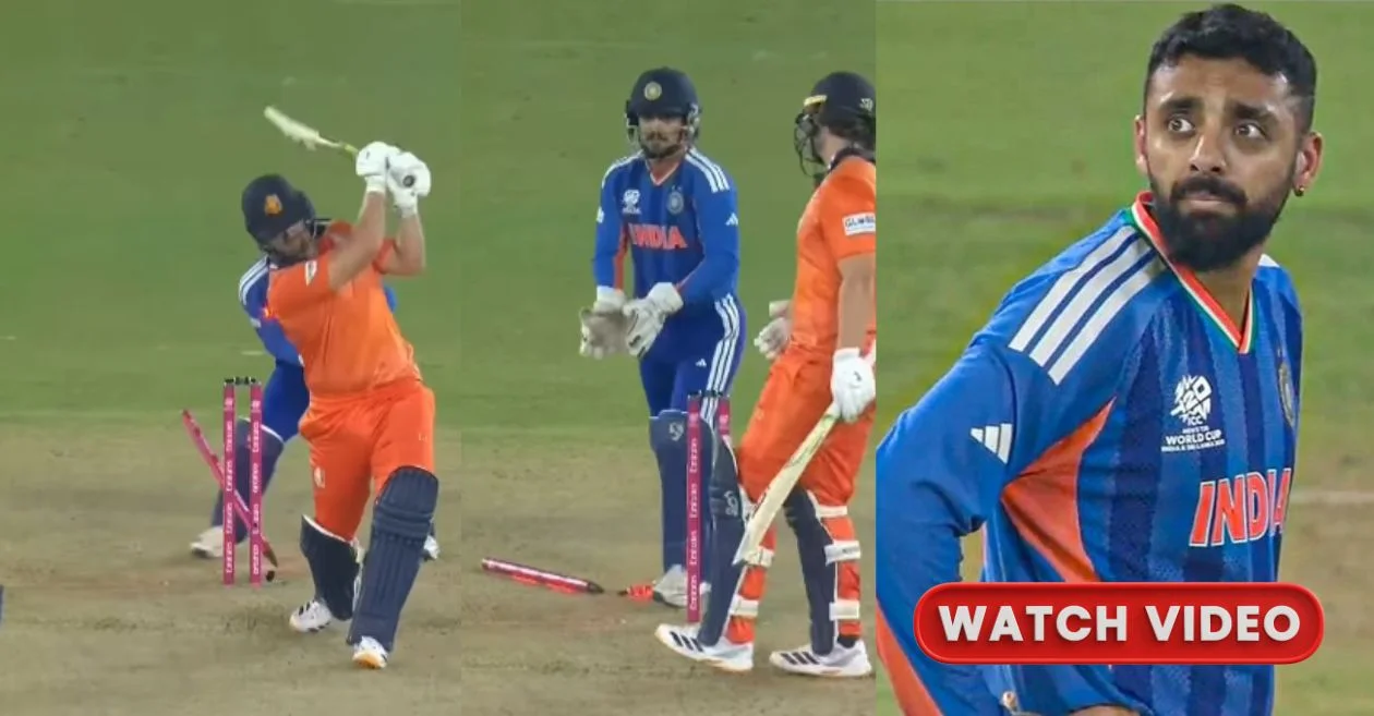 T20 World Cup 2026 [WATCH]: Varun Chakaravarthy rattles Max O’Dowd’s leg stump with an unplayable ball during IND vs NED clash
