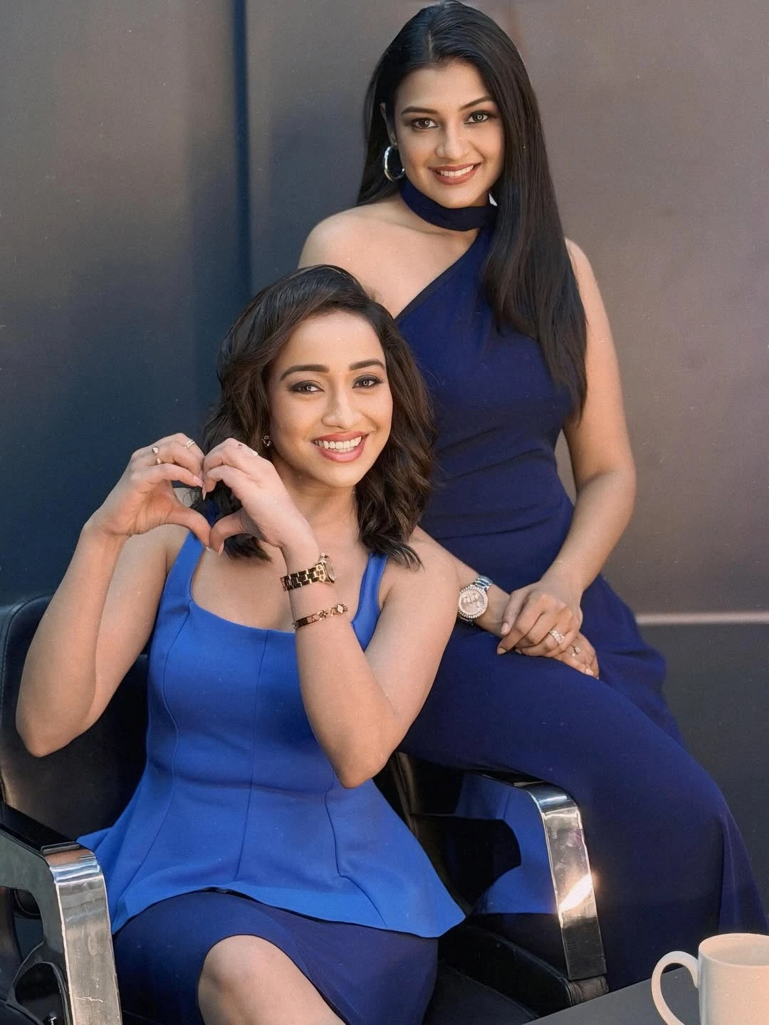 Vindhya Vishaka and Prathyusha Sadhu