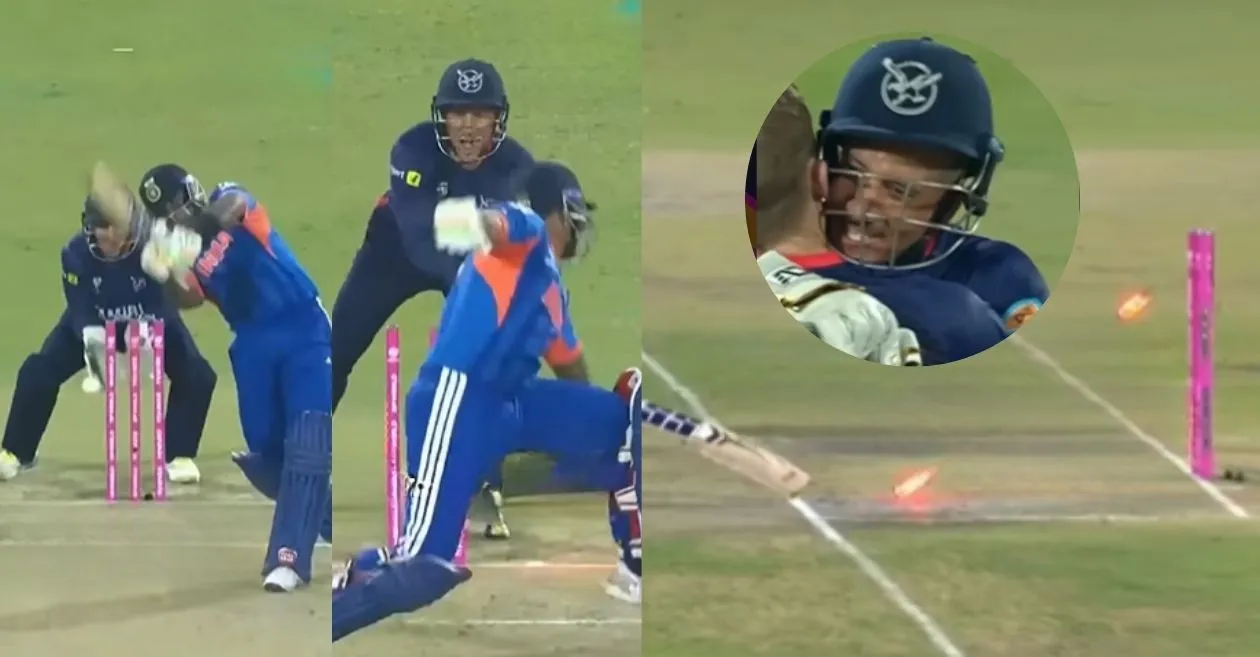 T20 World Cup 2026 [WATCH]: Zane Green’s quick hands send Suryakumar Yadav packing in IND vs NAM showdown