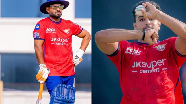 Rishabh Pant and Arjun Tendulkar