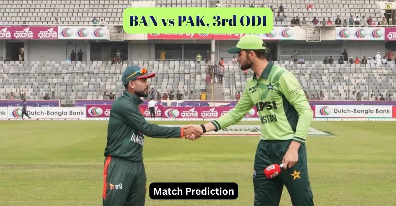 BAN vs PAK, 3rd ODI Match Prediction: Who will win today’s game between Bangladesh and Pakistan?