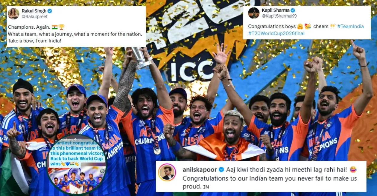 From Anushka Sharma to Anil Kapoor: Bollywood stars go gaga in jubilation as India lifts back-to-back T20 World Cup titles