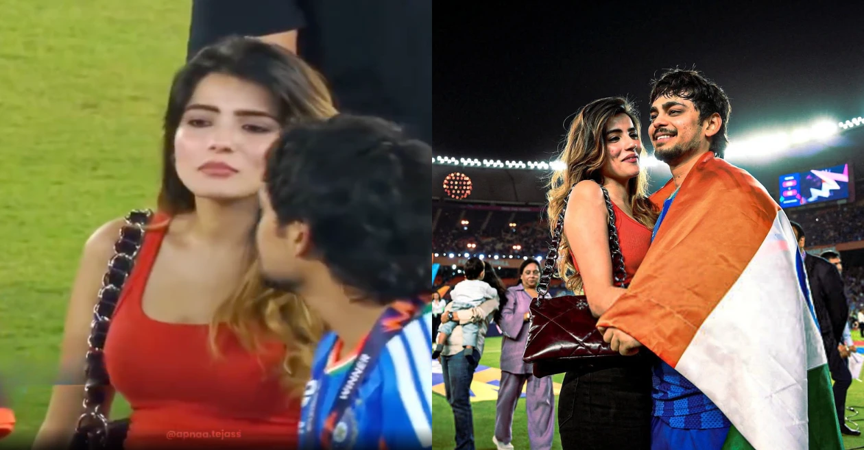 WATCH: Ishan Kishan celebrates T20 World Cup title win with girlfriend Aditi Hundia