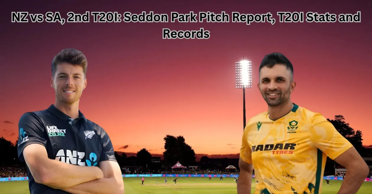 NZ vs SA, 2nd T20I: Seddon Park Pitch Report, T20I Stats and Records