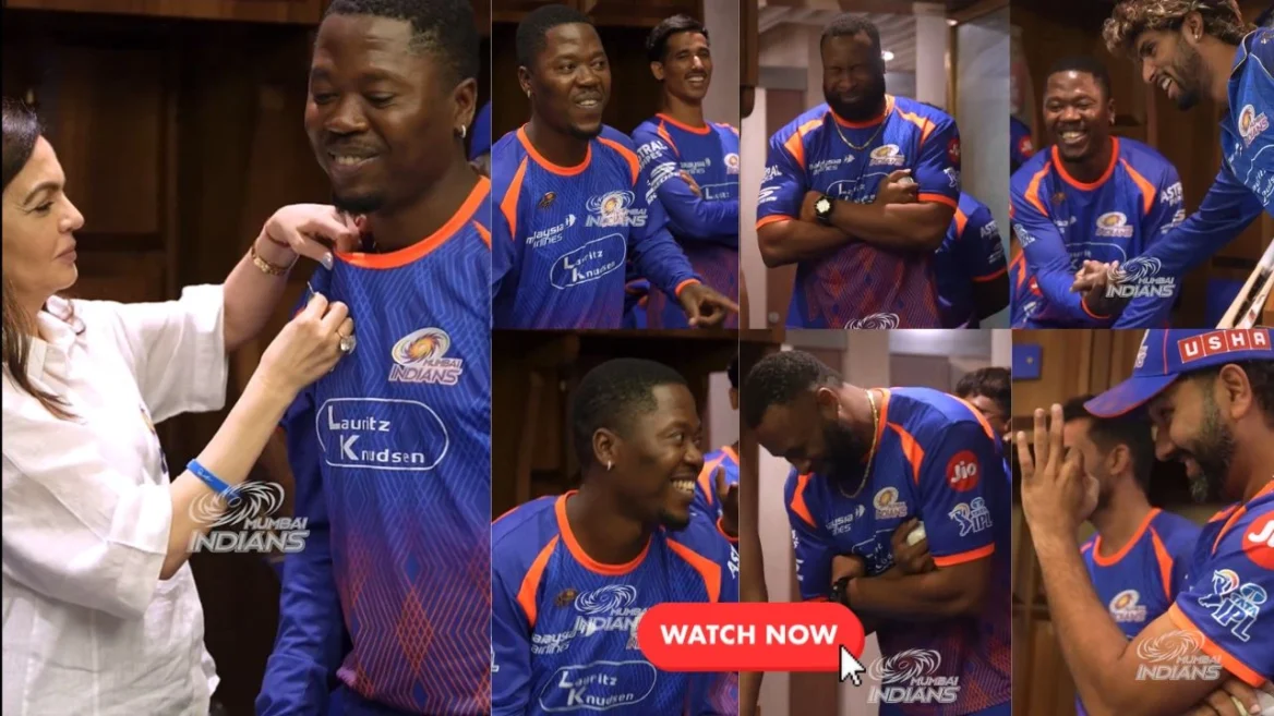 IPL 2026 [WATCH]: Sherfane Rutherford’s dance leaves MI camp in splits after thrilling win over KKR
