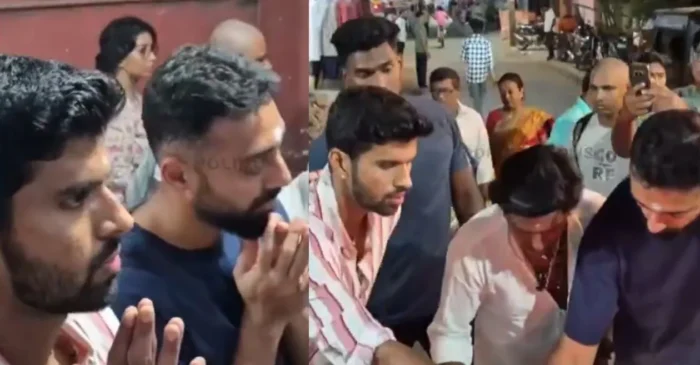 WATCH: Varun Chakravarthy, Washington Sundar fulfil 14 km Girivalam vow in Tiruvannamalai following T20 World Cup 2026 victory