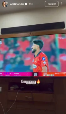Aditi Hundia applauds Praful Hinge’s historic triple-wicket maiden against RR