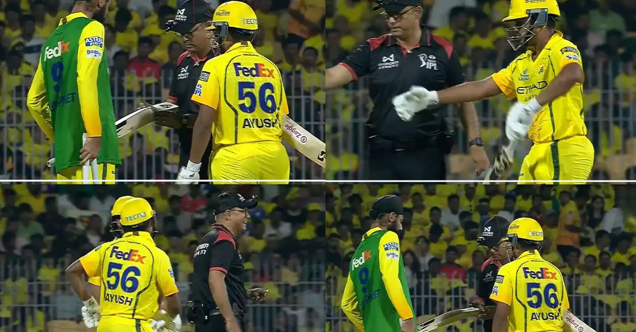 IPL 2026: Umpiring blunder forces Ayush Mhatre to undergo bat gauge test twice during CSK vs PBKS clash