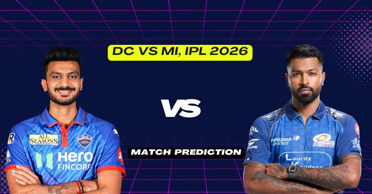DC vs MI, IPL 2026, Match Prediction: Who will win today’s game between Delhi Capitals and Mumbai Indians?